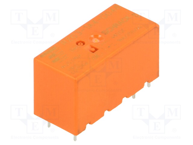 Relay: electromagnetic; SPST-NO; Ucoil: 48VDC; 16A/250VAC; 16A