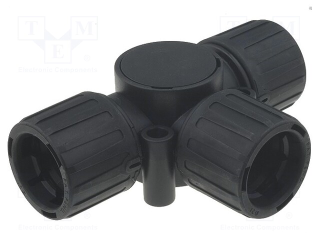 T-connector; ØBraid : 34mm; polyamide; HelaGuard; -50÷135°C; IP66