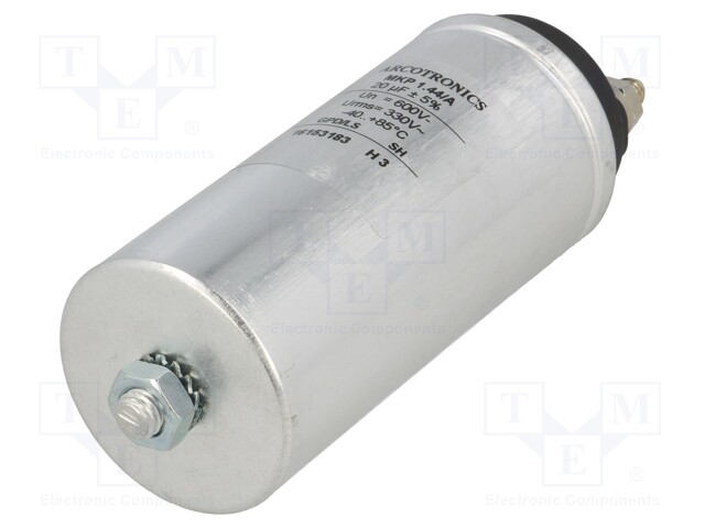 Capacitor: polypropylene; 20uF; Leads: M6 screws; ESR: 4mΩ; C44A