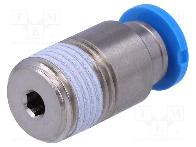 Push-in fitting; straight; Input thread: R 1/8" external; 4mm