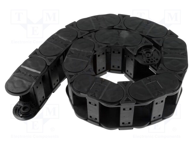 Cable chain; Series: E4.32; Bend.rad: 75mm; L: 1008mm