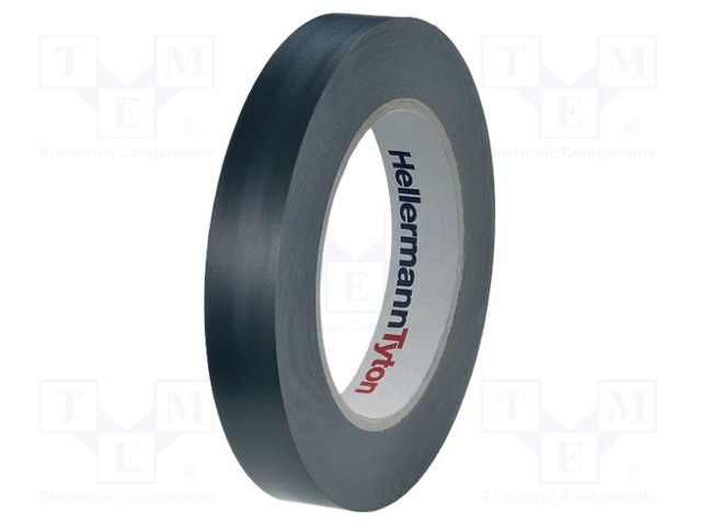 Tape: electrical insulating; W: 19mm; L: 33m; D: 0.23mm; black; 240%