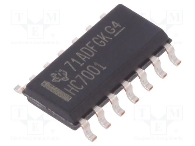 IC: digital; AND; Channels: 4; IN: 2; SMD; SO14; Series: HC; 2÷6VDC