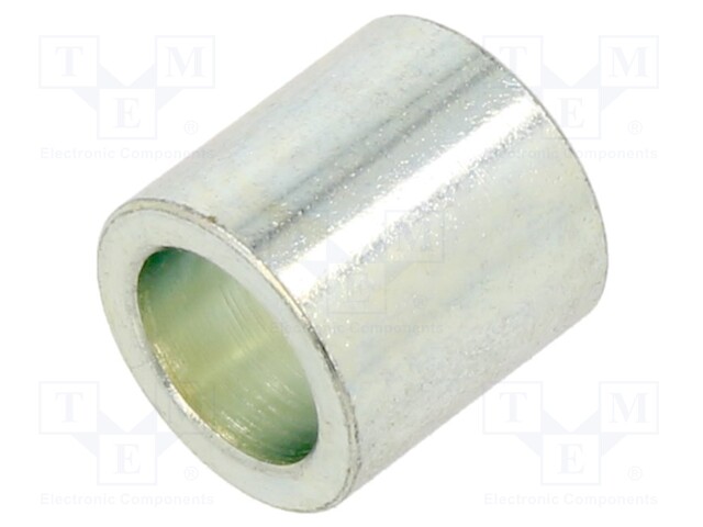 Spacer sleeve; 8.2mm; cylindrical; steel; zinc; Out.diam: 12mm