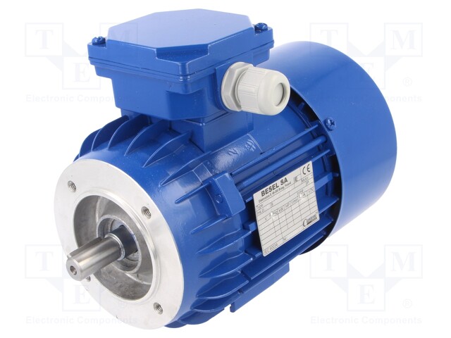 Motor: AC; 3-phase; 0.37kW; 230/400VAC; 2840rpm; 5.6kg; IP54