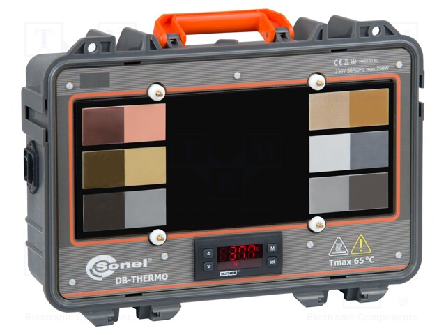 Meter: demo board; Application: temperature simulation; 40÷60°C