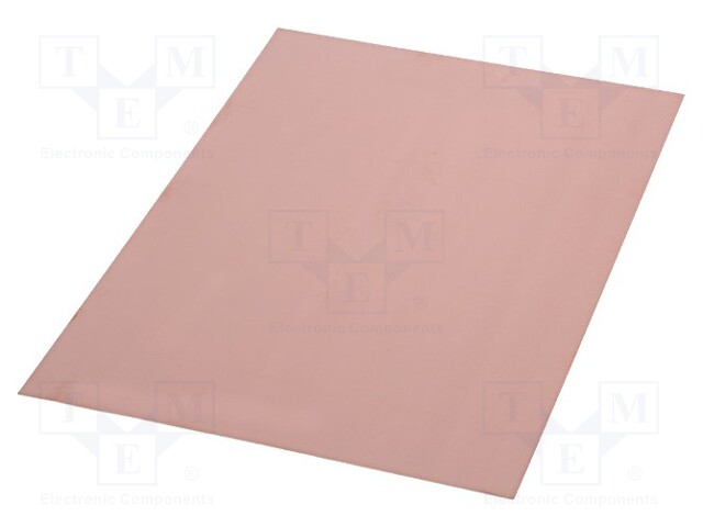 Laminate; FR4; 1mm; L: 420mm; W: 297mm; Coating: copper