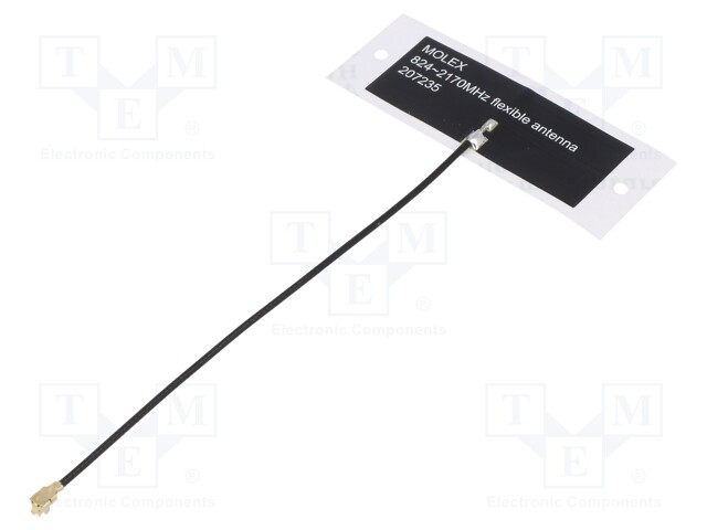 Antenna; GSM,LTE; 0dBi,4.3dBi; linear; 824÷960MHz,1.71÷2.17GHz