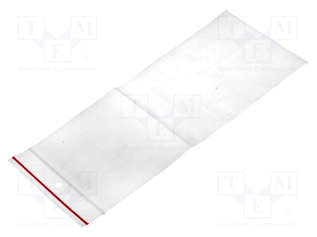 Self-seal bag; L: 200mm; Width: 90mm; Thick: 45um; polyetylene