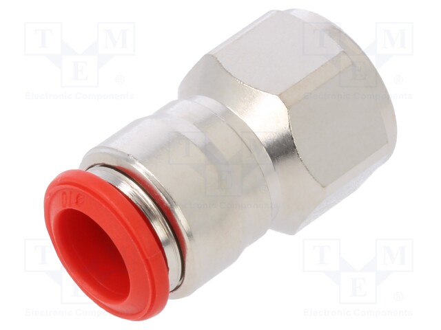 Push-in fitting; straight; 3/8"; -0.99÷20bar; 10mm