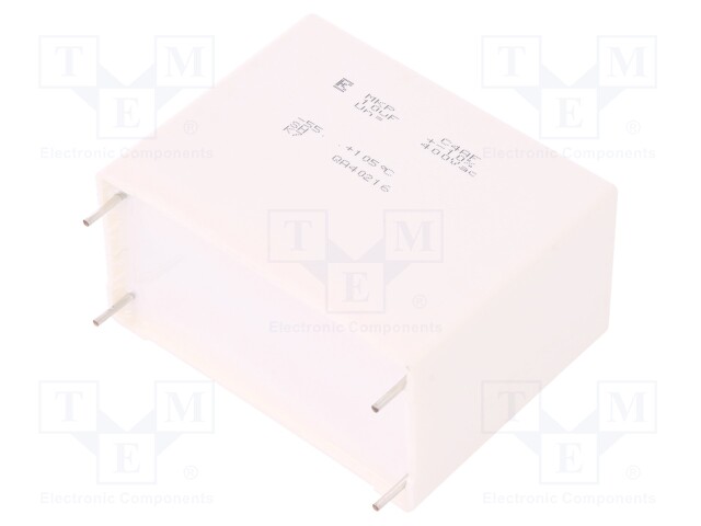 Capacitor: polypropylene; 10uF; ESR: 1.9mΩ; C4AF; THT; ±10%; 400VDC