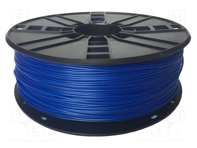 Filament: TPE; 1.75mm; blue; 190÷240°C; 1kg; flexible