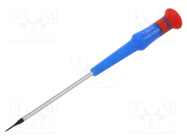 Screwdriver; slot; precision; 1,0x0,2mm