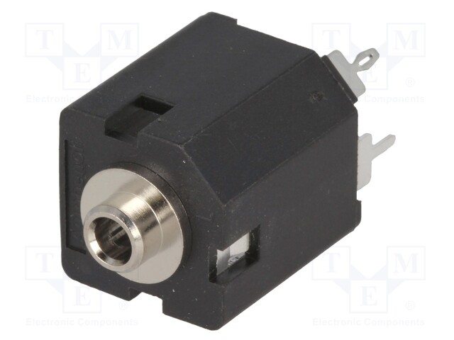 Socket; Jack 3,5mm; female; mono; without nut,with on/off switch