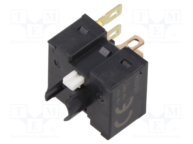 Contact Block, SPDT, 5 A, 125 V, 1 Pole, Solder