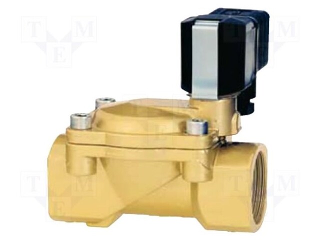 Electromagnetic valve; BSP 3/2"; 40mm; Pressure: 0.1÷16bar; 24VDC