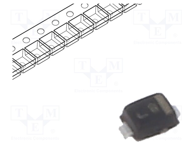 ESD Protection Device, 12.3 V, SOD-923, 2 Pins, 5 V, 150 mW