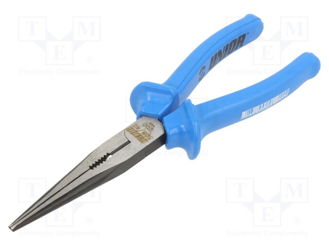 Pliers; half-rounded nose; 200mm; Conform to: DIN/ISO 5745