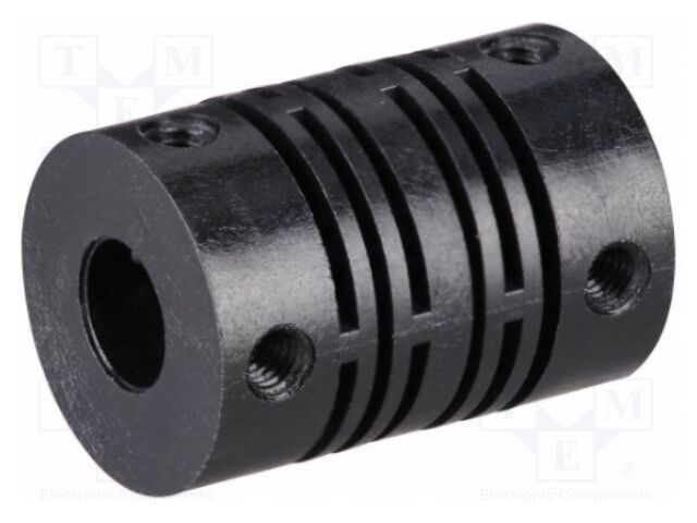 Coupling; Ø1: 4mm; Ø2: 4mm; plastic