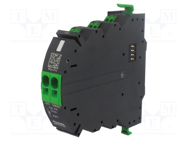 Module: power module; modular; 24VDC; 9÷30VDC; DIN; IP20; 123g; MICO