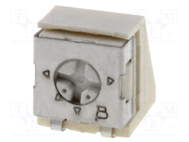 Potentiometer: mounting; single turn,vertical; 500Ω; 250mW; SMD