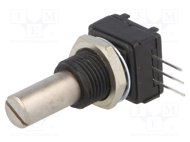 Potentiometer: shaft; 5kΩ; 1W; ±10%; 6.35mm; THT; Shaft: smooth