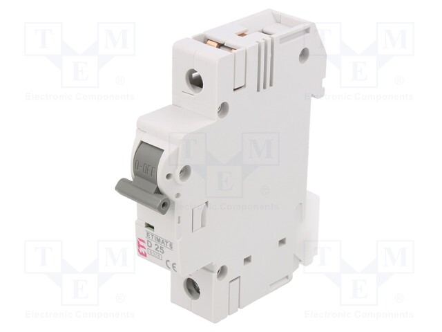 Circuit breaker; 230/400VAC; Inom: 25A; Poles: 1; DIN; Charact: D