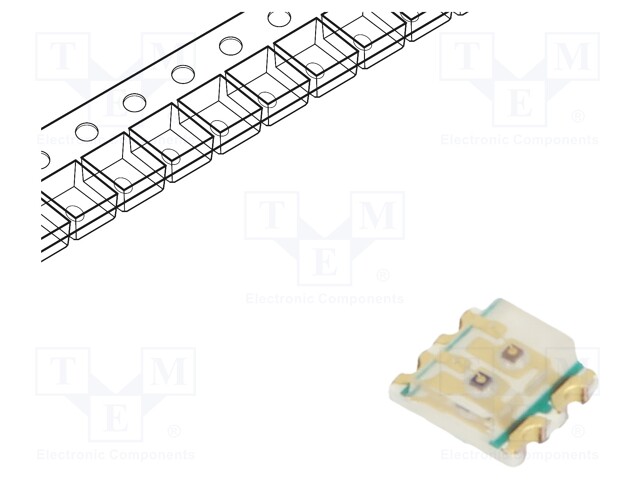 LED; SMD; yellow/yellow green; 1.6x1.5x0.6mm; 130°; 20mA; 60/60mW