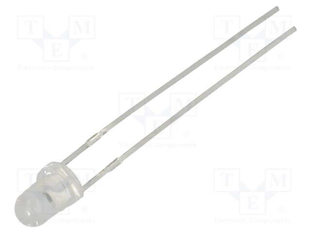 Phototransistor; 3mm; λp max: 900nm; 30V; 40°; Lens: transparent