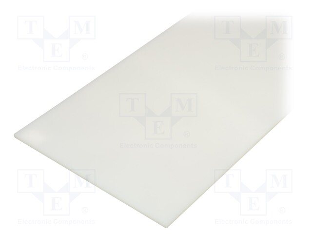 Sheet; Dim: 497x1000mm; D: 4mm; natural; Production process: shear