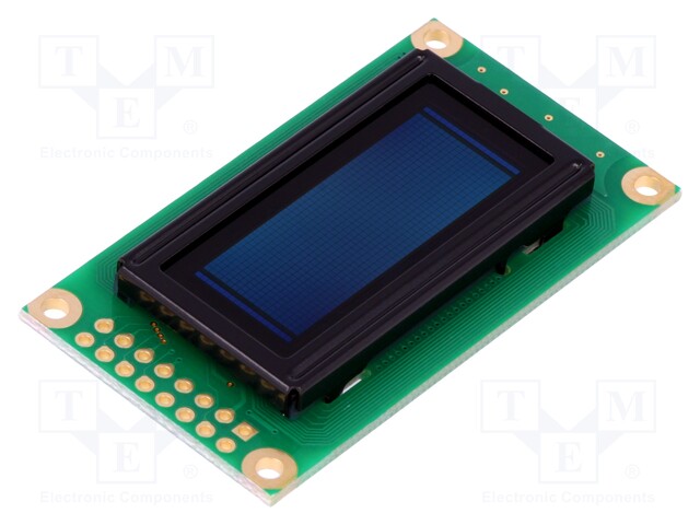 Display: OLED; graphical; 1.3"; 50x16; Dim: 58x32x10mm; white; 5VDC