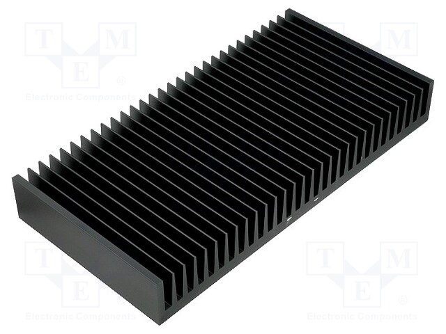 Heatsink: extruded; grilled; black; L: 150mm; W: 300mm; H: 40mm