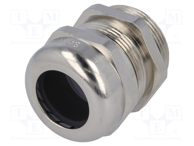 Cable gland; M32; IP68; Mat: brass; Body plating: nickel