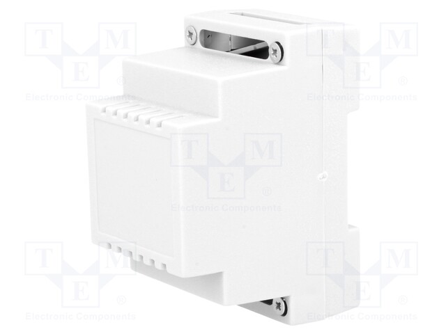 Enclosure: for DIN rail mounting; Y: 89mm; X: 53mm; Z: 65mm; grey