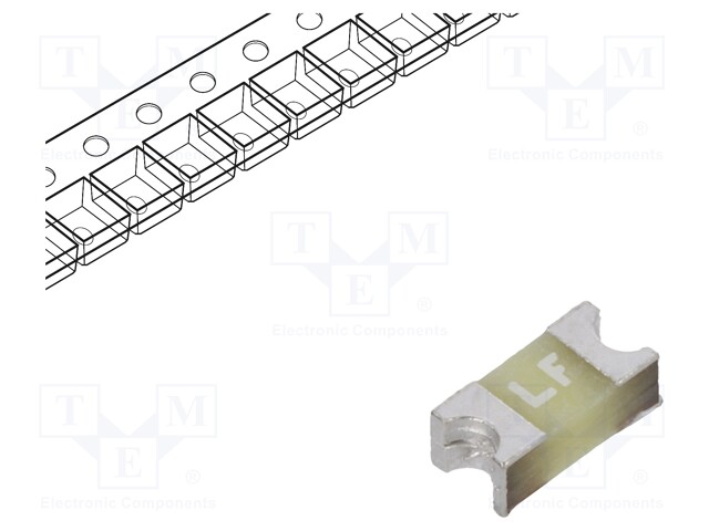 Fuse: fuse; quick blow; 500mA; 125V; SMD; Case: 1206; 471