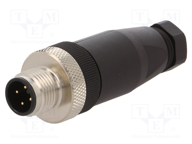 Plug; M12; PIN: 4; male; A code-DeviceNet / CANopen; for cable