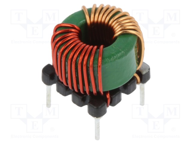 Inductor: wire; THT; 830uH; 31mΩ; -40÷105°C; ±35%; 3.3A; 500VDC