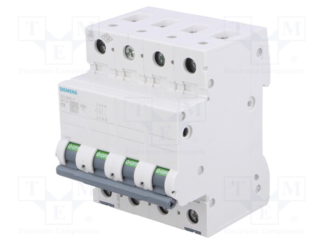 Circuit breaker; 400VAC; Inom: 3A; Poles: 3+N; DIN; Charact: C; 6kA