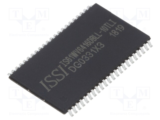 SRAM memory; SRAM; 64kx16bit; 2.4÷3.6V; 10ns; TSOP44; parallel