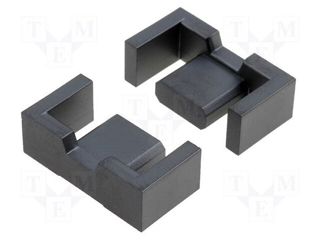 Core: ferrite; EFD; Mat: 3C90; 1300nH; 7g; 1460mm3; 31mm2; A: 20mm