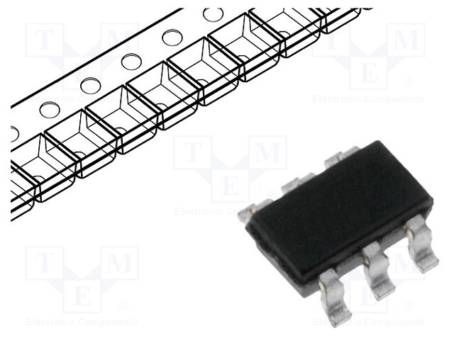 Transistor: N/P-MOSFET; unipolar; 20/-8V; 0.63/-0.755A; 0.27W