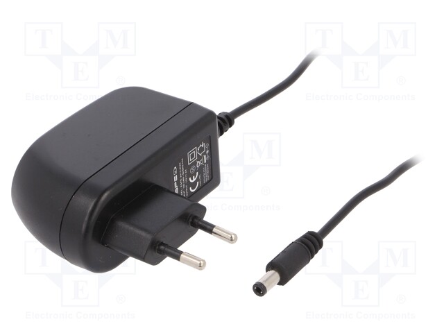 Power supply: switched-mode; 12VDC; 2A; Out: 5,5/2,5; 24W; Plug: EU