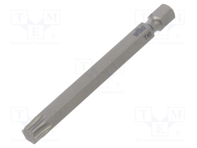 Screwdriver bit; Torx®; TX40; Overall len: 70mm