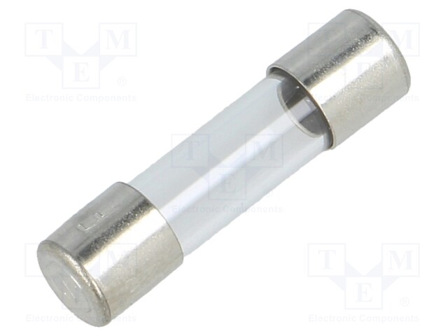 Fuse: fuse; quick blow; 50mA; 250VAC; cylindrical,glass; 5x20mm