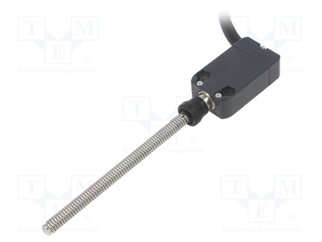 Limit switch; spring, total length 121,8mm; NO + NC; 10A; IP67