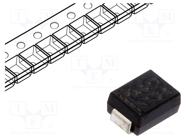 Diode: Schottky rectifying; SMD; 40V; 2A; Ufmax: 0.5V; SMB; 1.3W