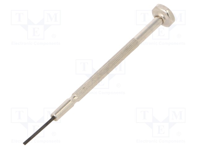 Screwdriver; slot; precision; SL 1,2mm; Blade length: 21mm