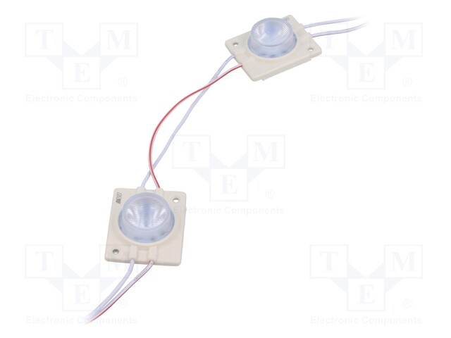 LED; white; 1.5W; 6500K; 125lm; IP67; 15÷55°; No.of diodes: 1; 3030