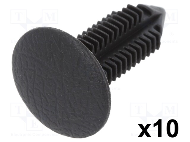 Trim clip; 10pcs; Mercedes; OEM: 6319842561; L: 27.8mm; polyamide