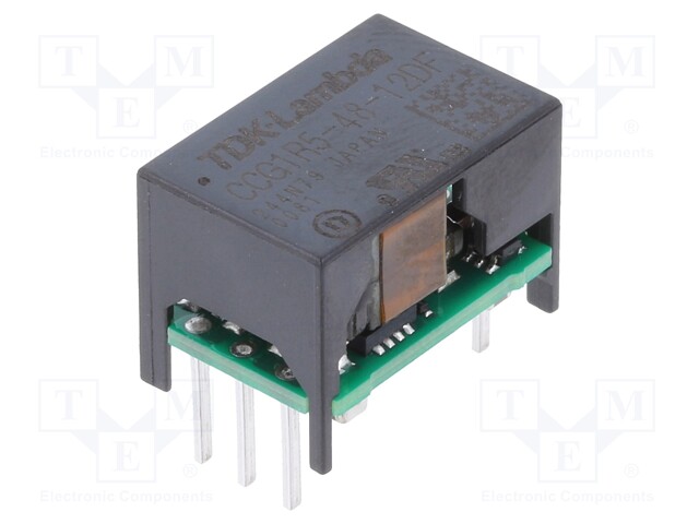 Converter: DC/DC; 1.5W; Uin: 18÷76V; Uout: 12VDC; Uout2: -12VDC; 3g